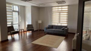 Psikolog Cihan Karakuş bekleme alanı