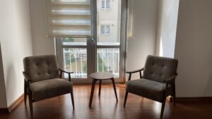 Psikolog Cihan Karakuş bekleme alanı